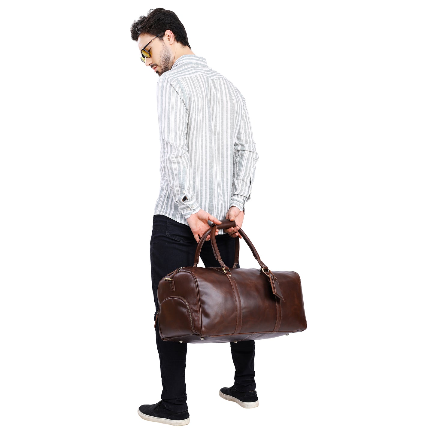 Leather Duffle Bag X-Large | DB