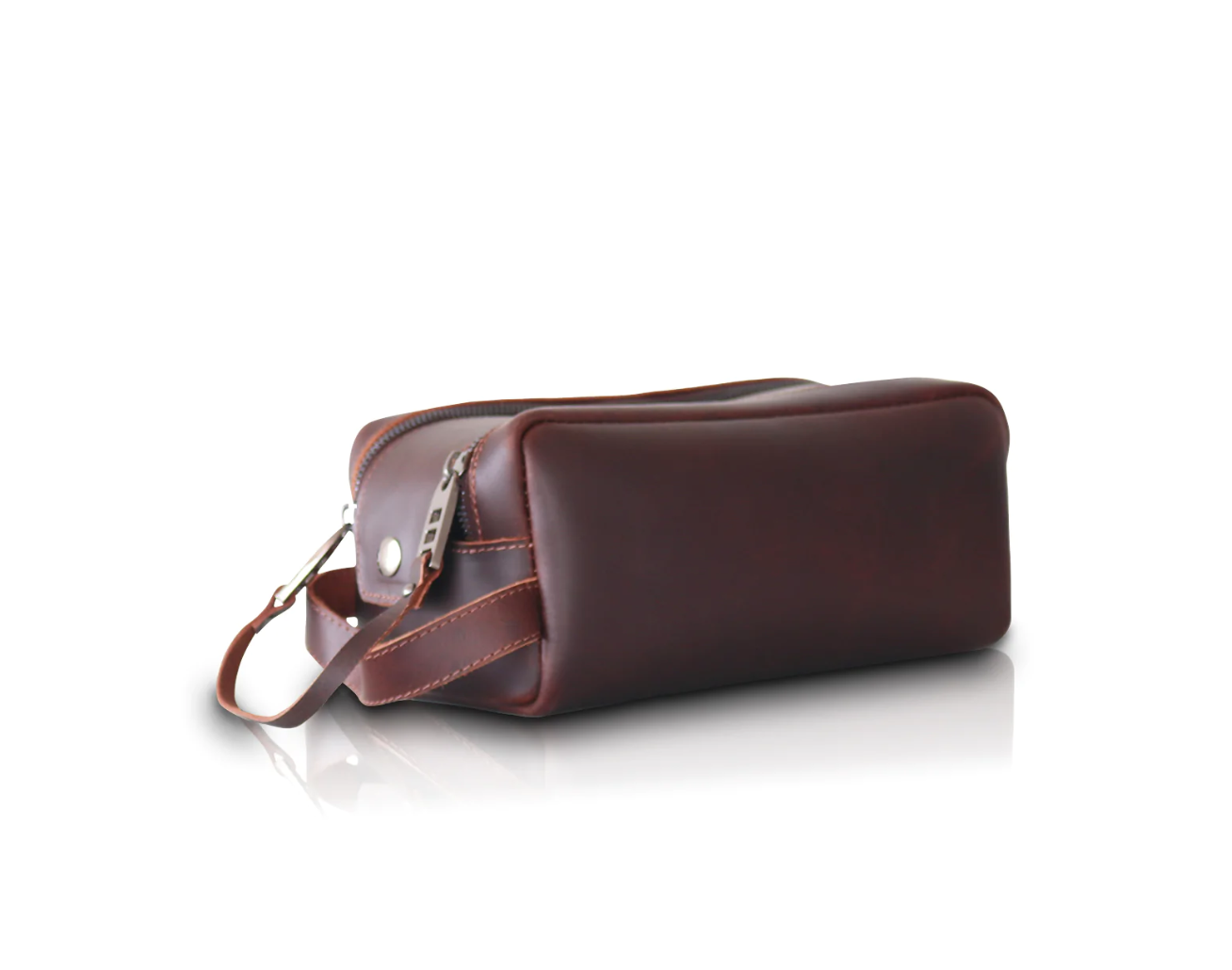 Personalized Leather Groomsmen Toiletry Bag
