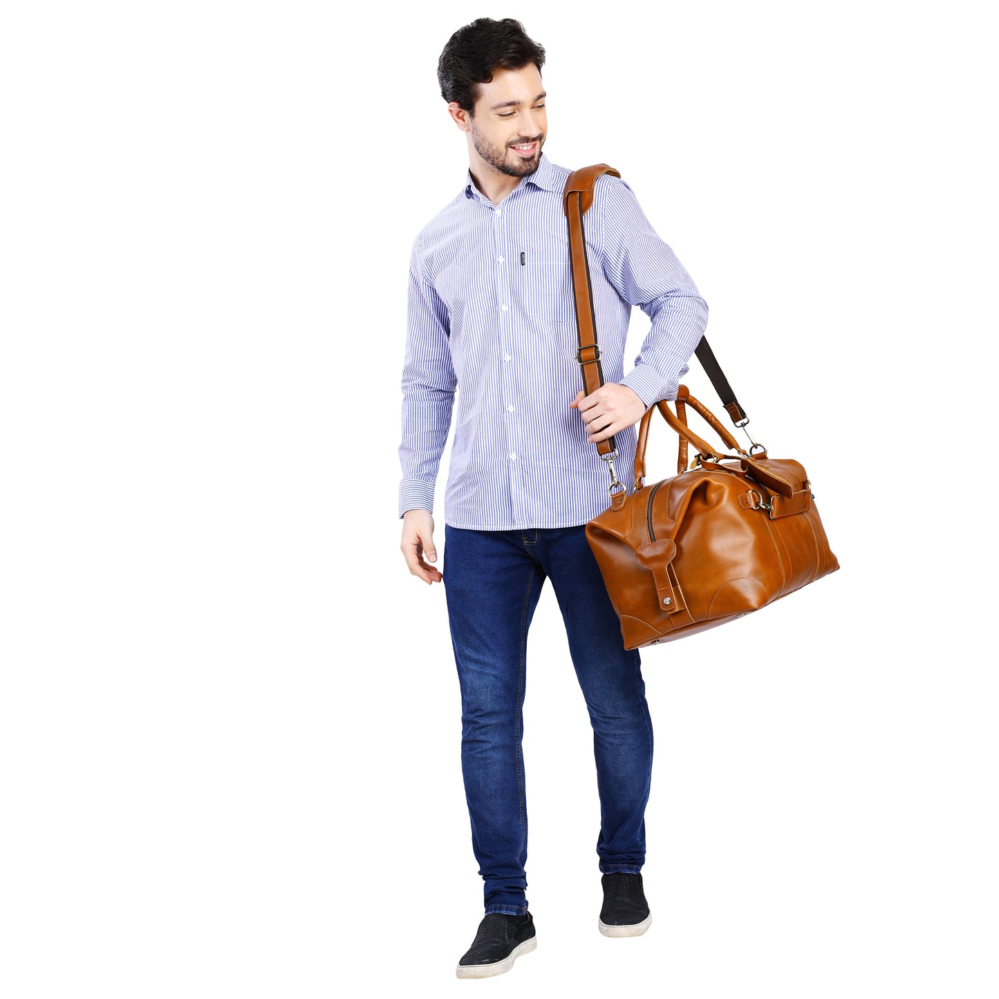 Custom Side Punch Groomsmen Duffle Bag