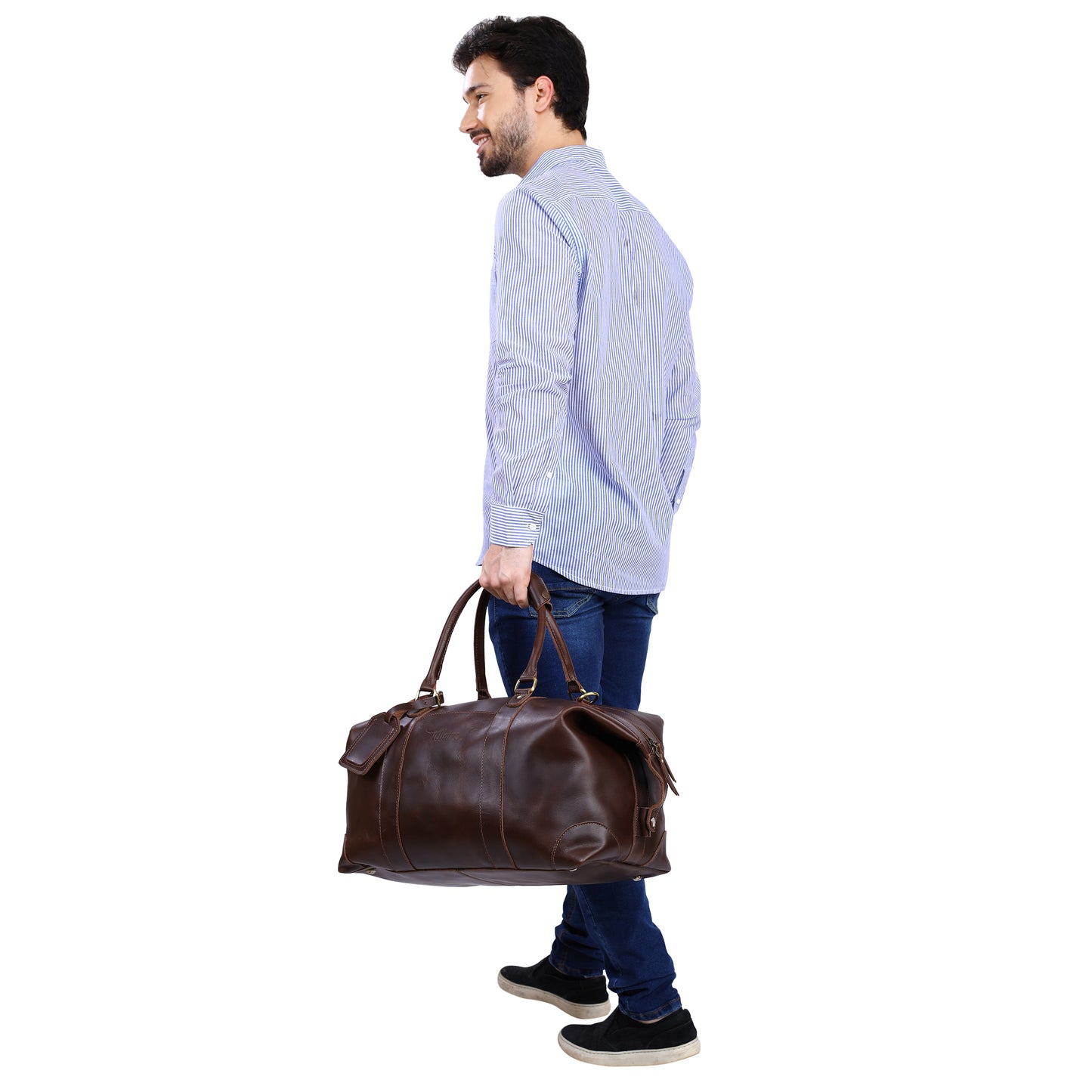 Custom Side Punch Groomsmen Duffle Bag