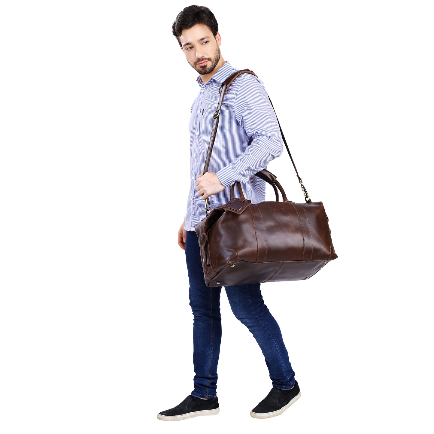 Custom Side Punch Groomsmen Duffle Bag