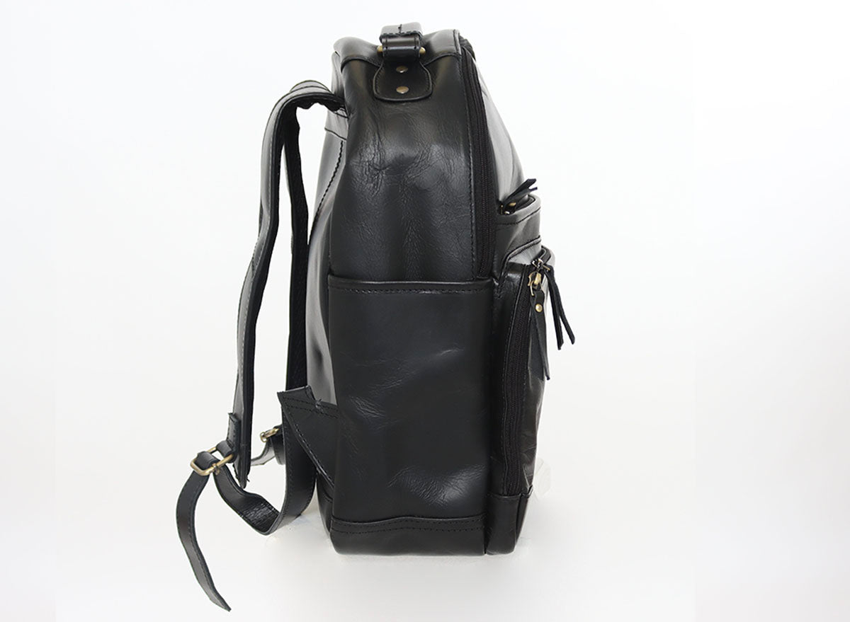Leather Backpack w/ Laptop Compartment | B