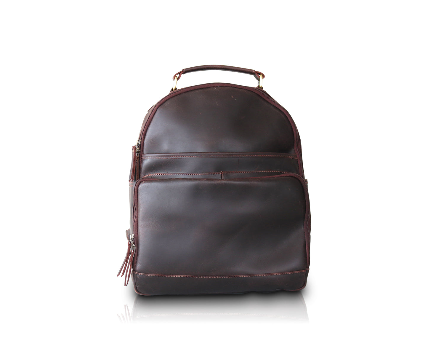 Leather Backpack w/ Laptop Compartment | DB
