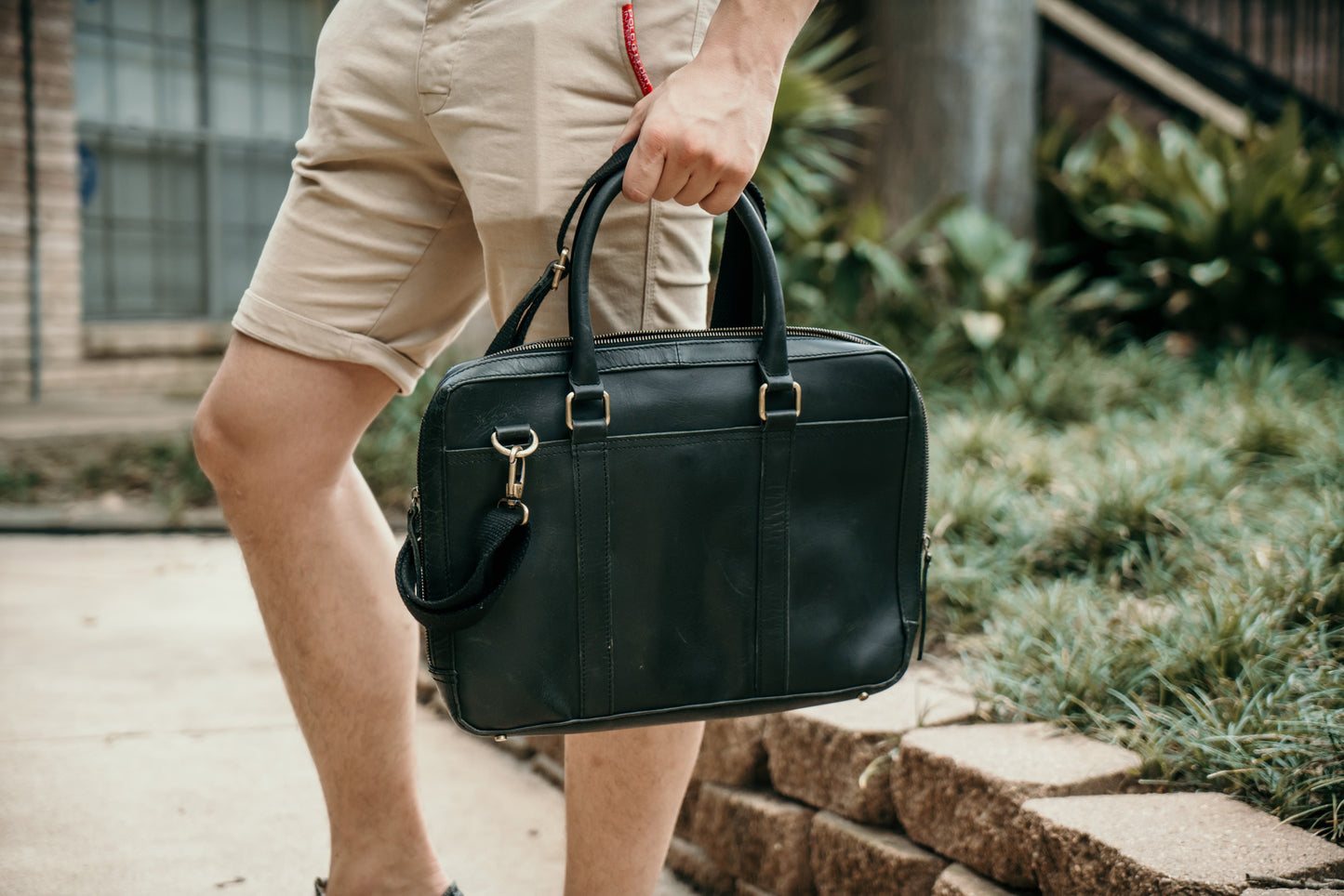Leather Briefcase | B