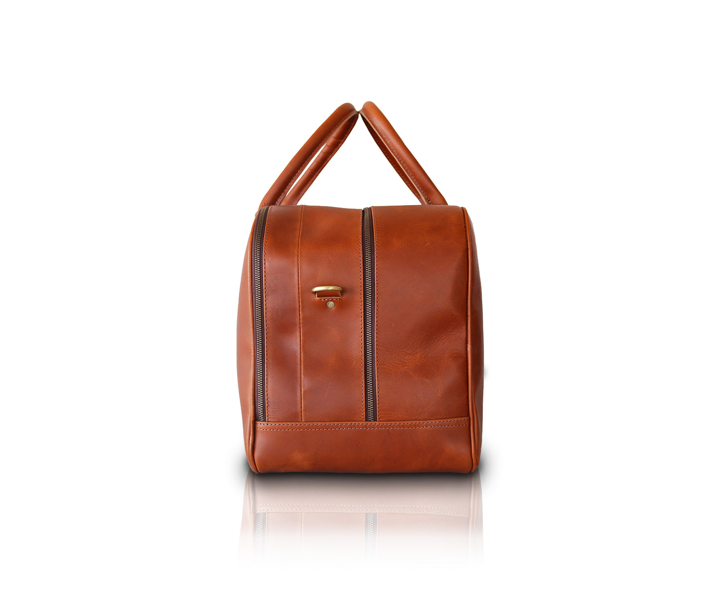Leather Square Duffle Bag | LB