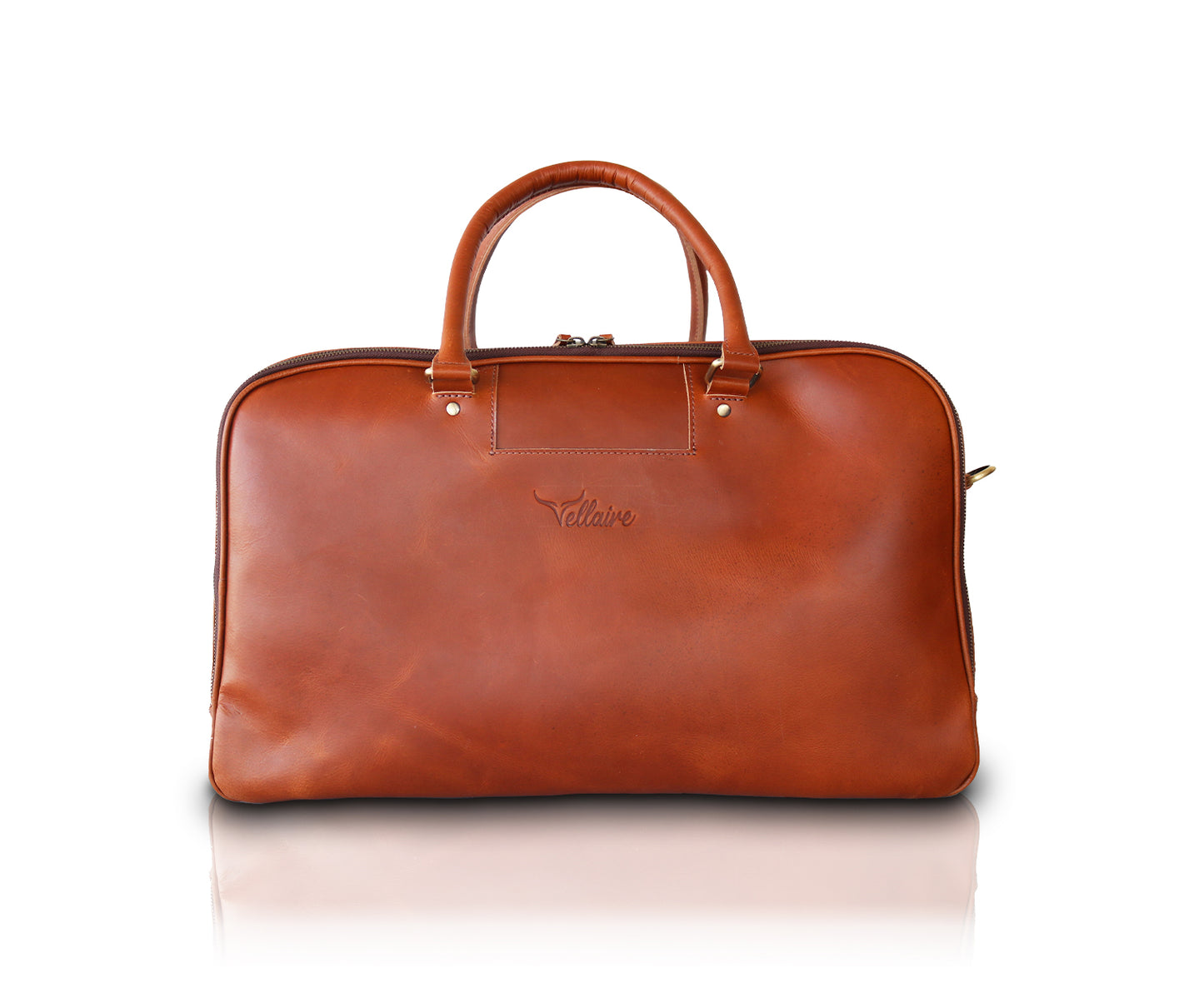 Leather Square Duffle Bag | LB