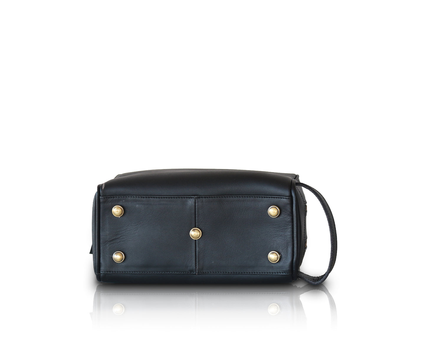 Leather Double Section Toiletry Bag | B