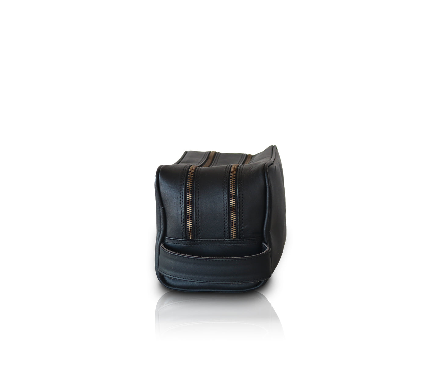 Leather Double Section Toiletry Bag | B