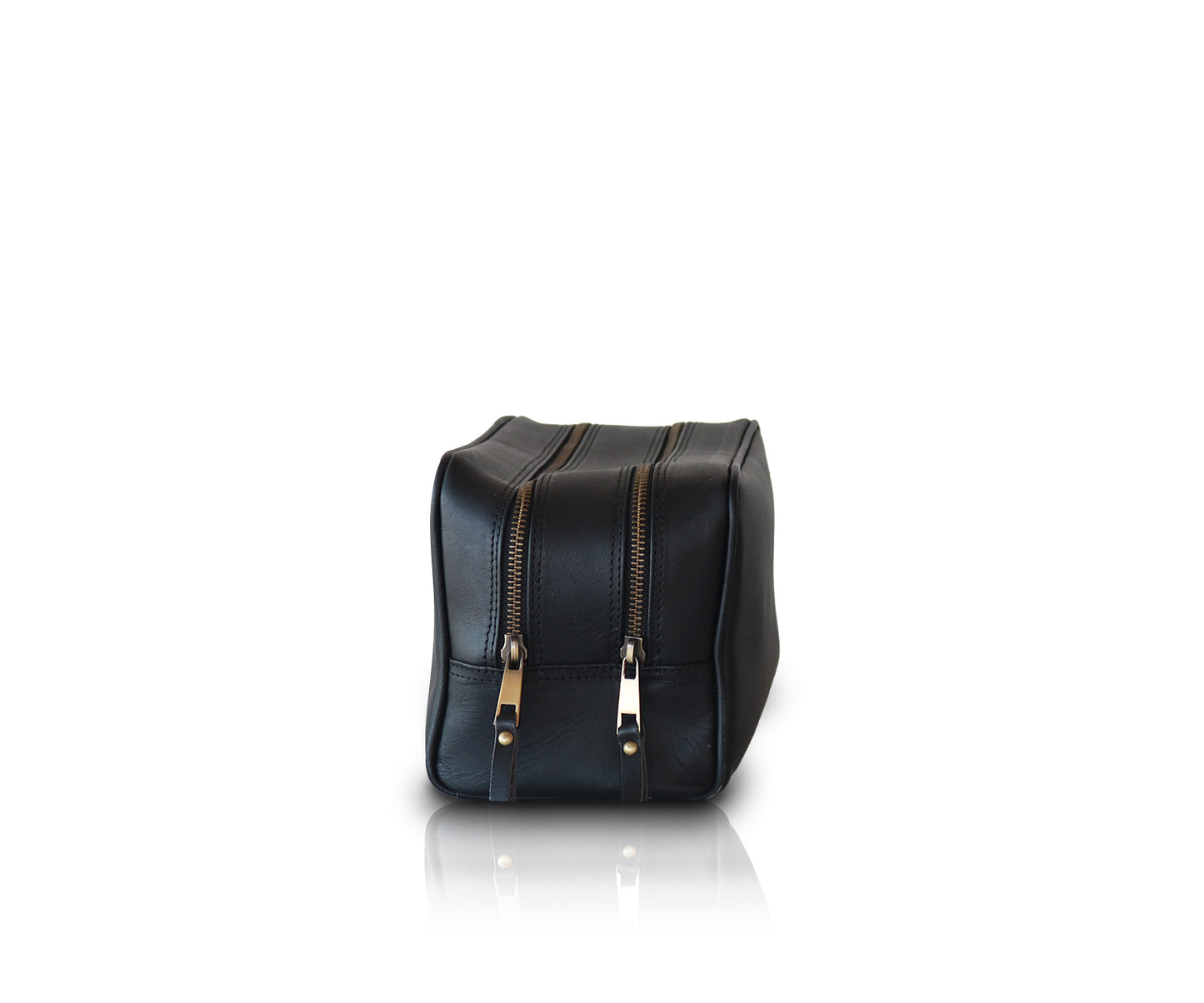 Leather Double Section Toiletry Bag | B