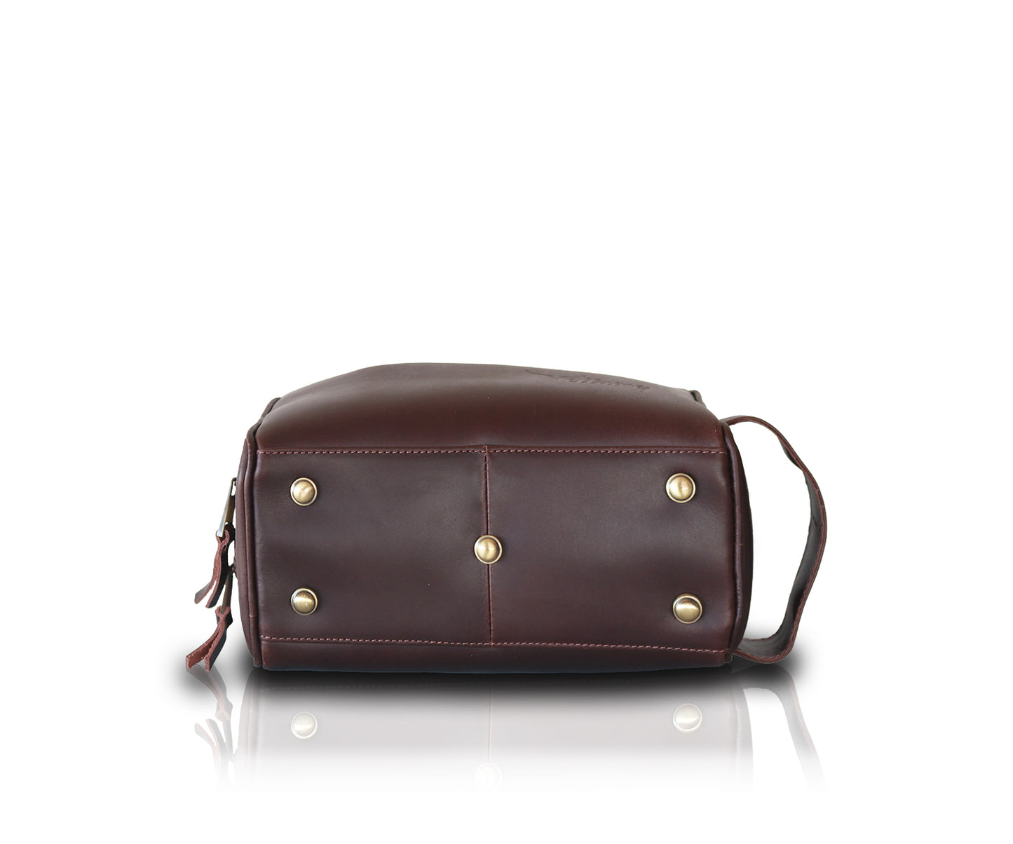 Leather Double Section Toiletry Bag | DB