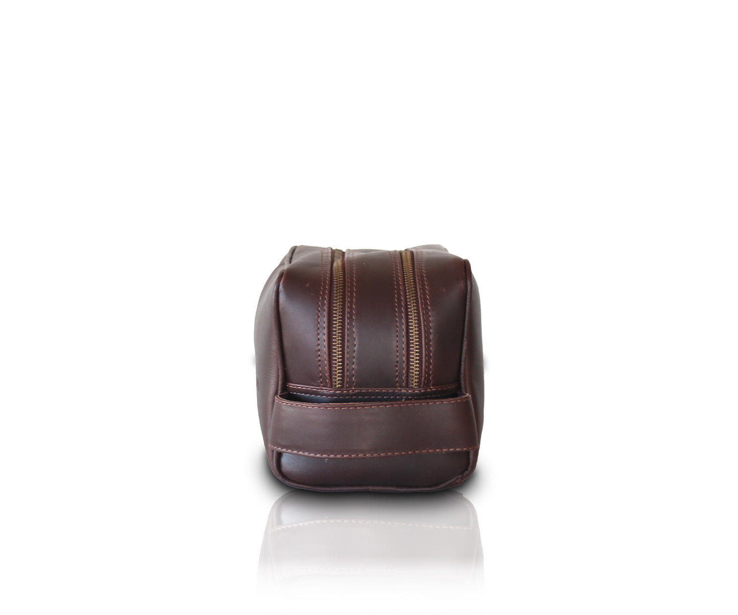 Leather Double Section Toiletry Bag | DB
