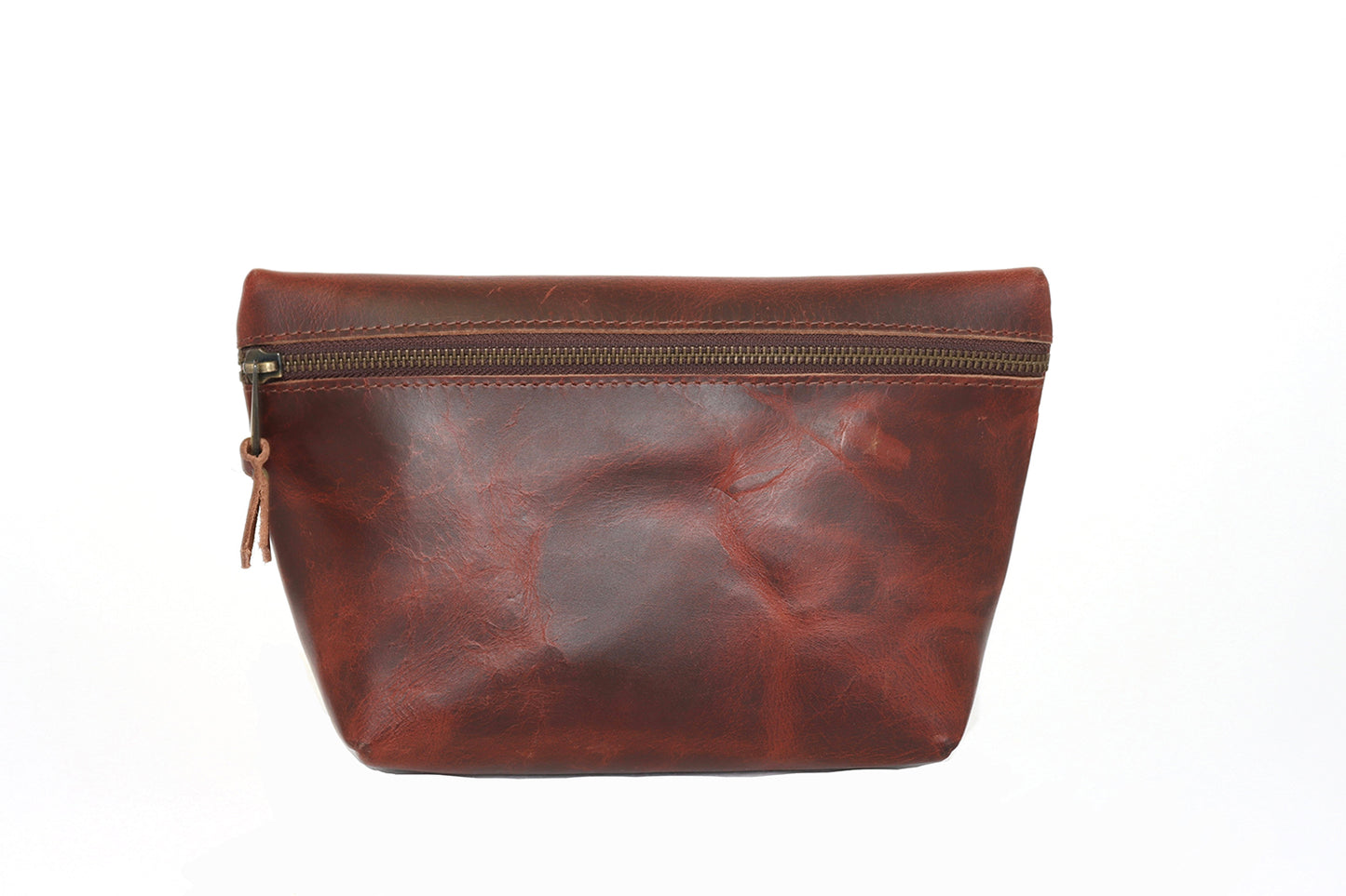 Leather Square Makeup Bag | AB