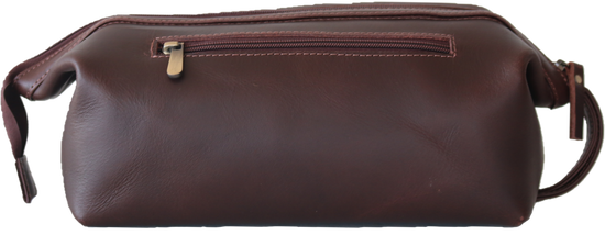 Leather Makeup Bag | Light Brown