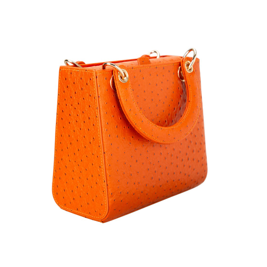 Mila Lady Tote  | Gold Croc