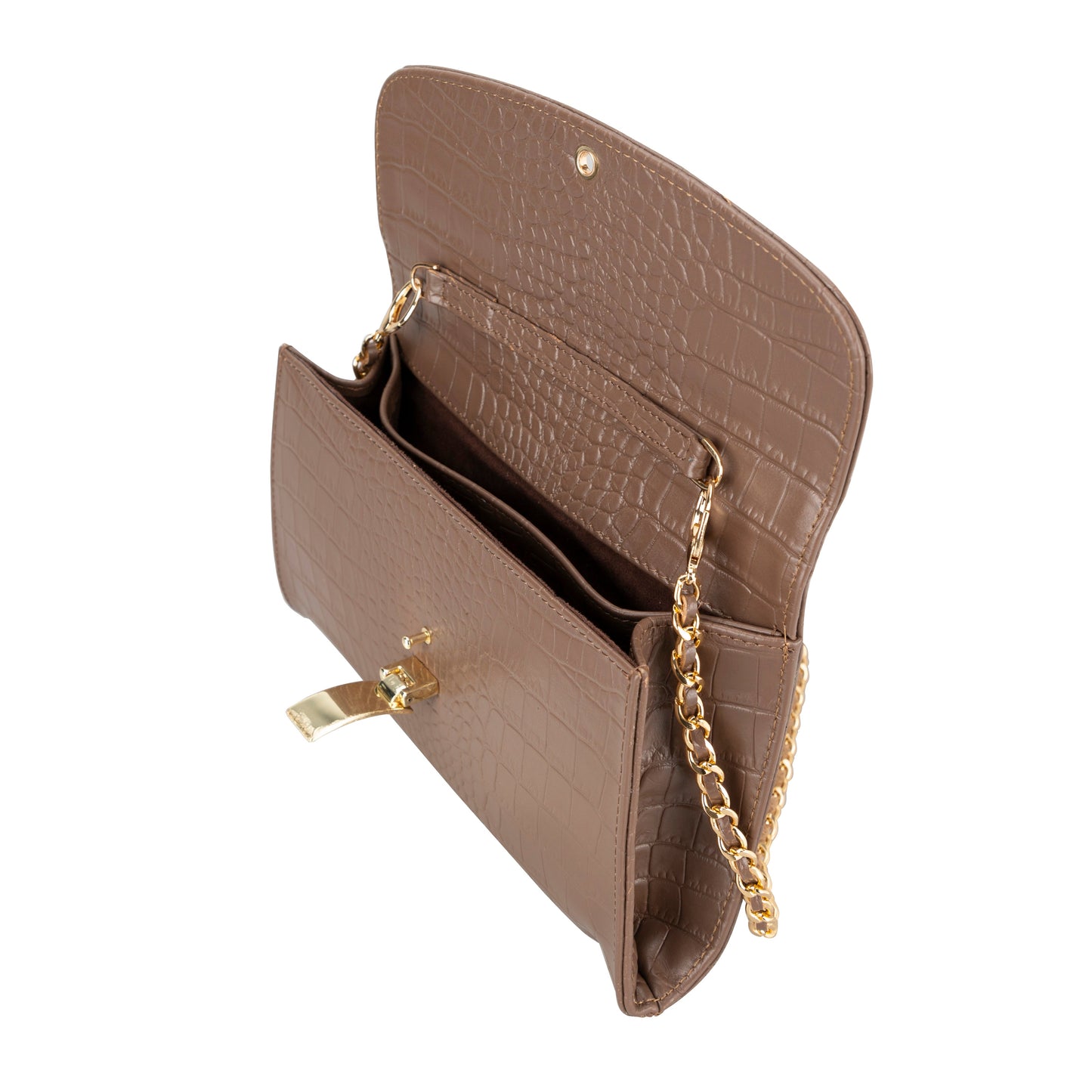 Load image into Gallery viewer, Molly Women Clutch Bag - Tan Ostrich
