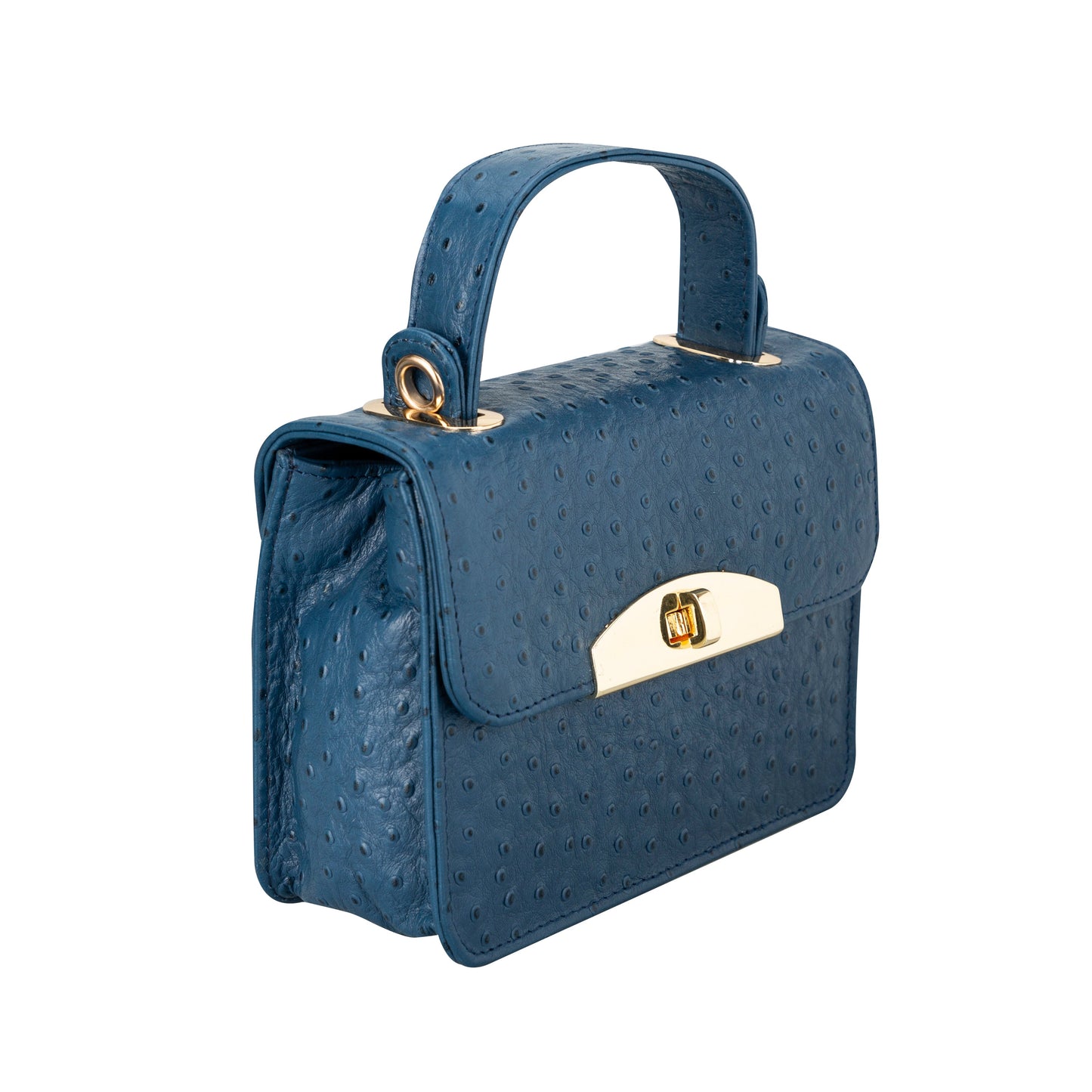 Load image into Gallery viewer, Emilia Women Bag - Cobalt Blue Ostrich
