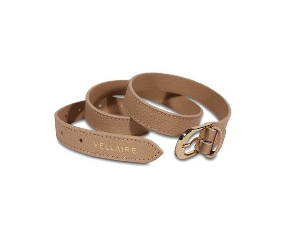 Leather Women Belt - Coffee