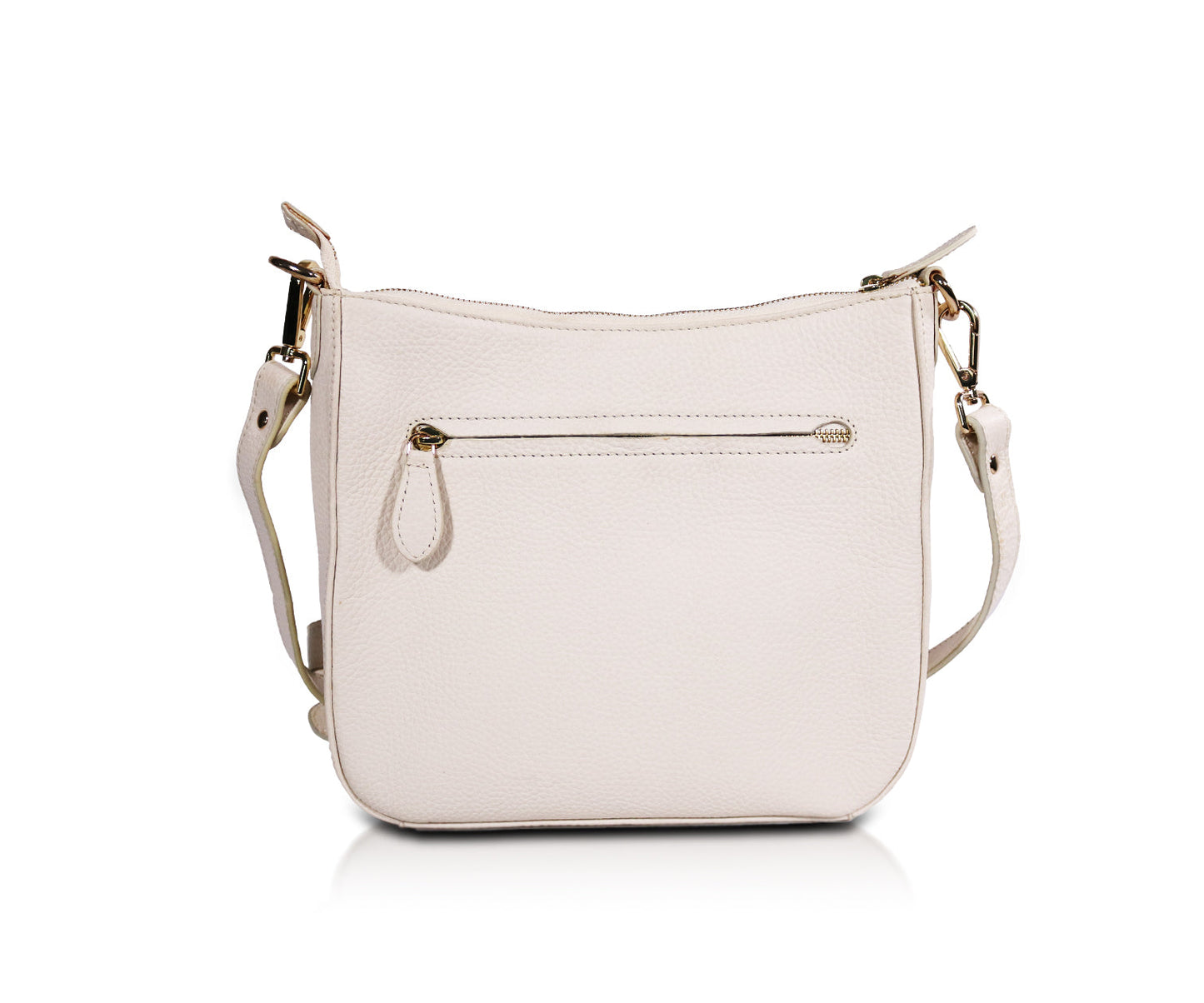 Leather Chaise Bag - White