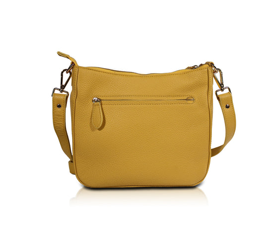 Leather Chaise Bag - Mustard