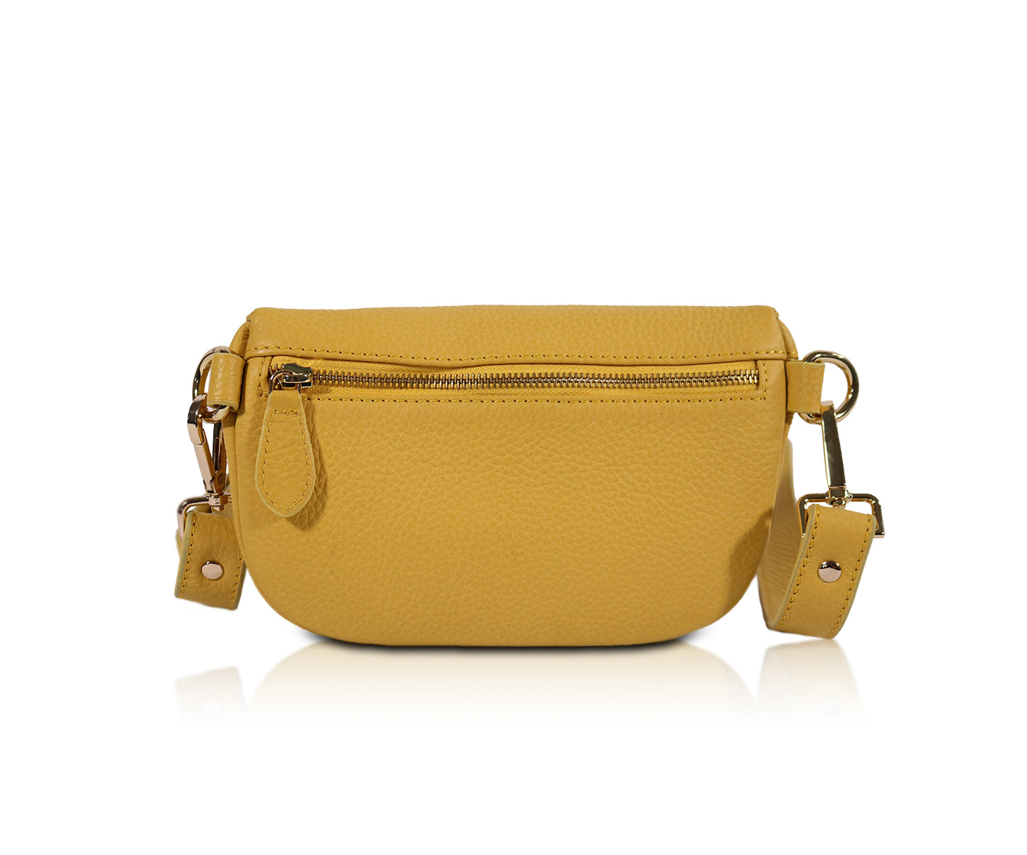 Load image into Gallery viewer, Leather Fanny Pack | Mustard
