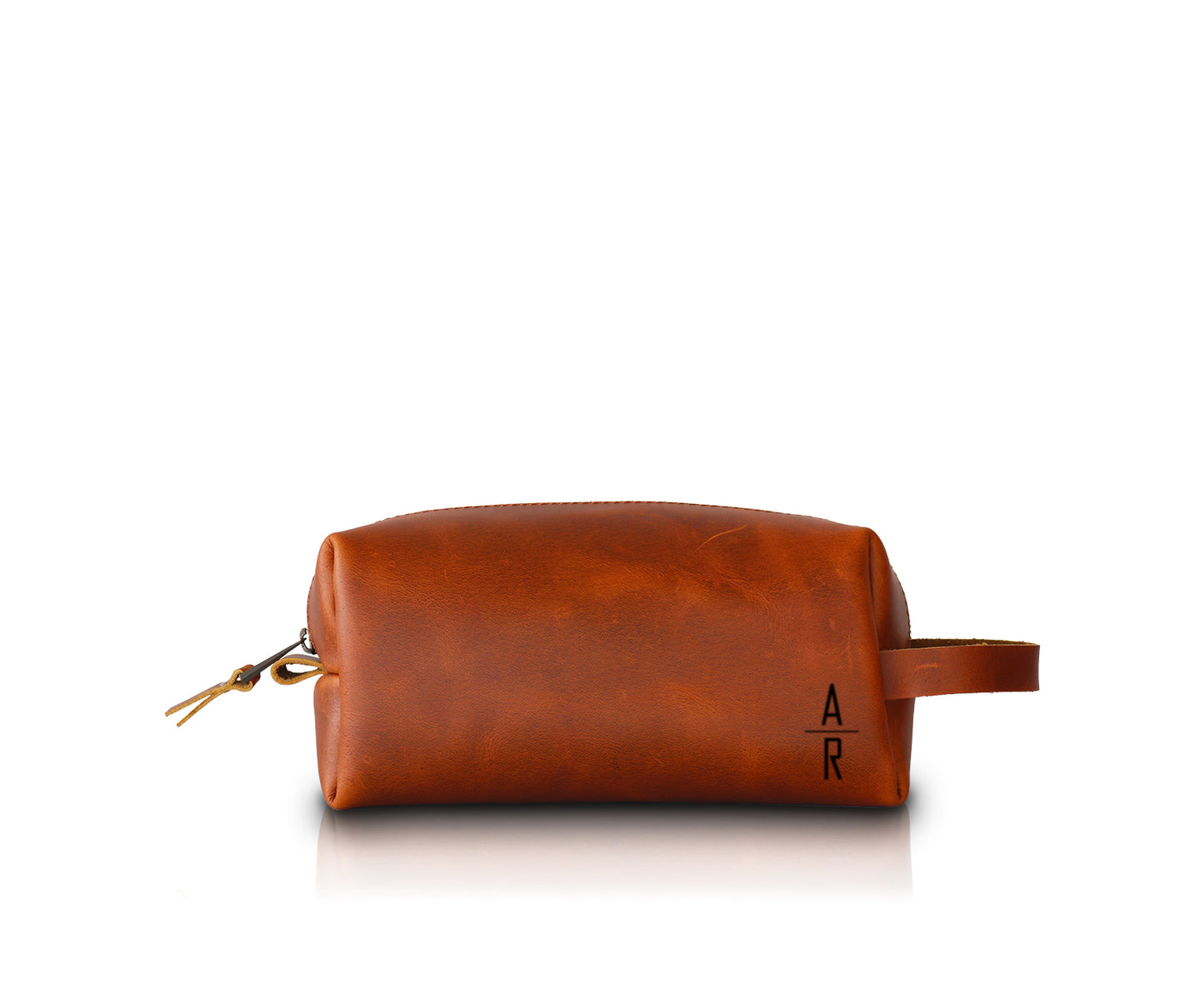 Load image into Gallery viewer, Mens Leather Toiletry Bag | Antique Brown
