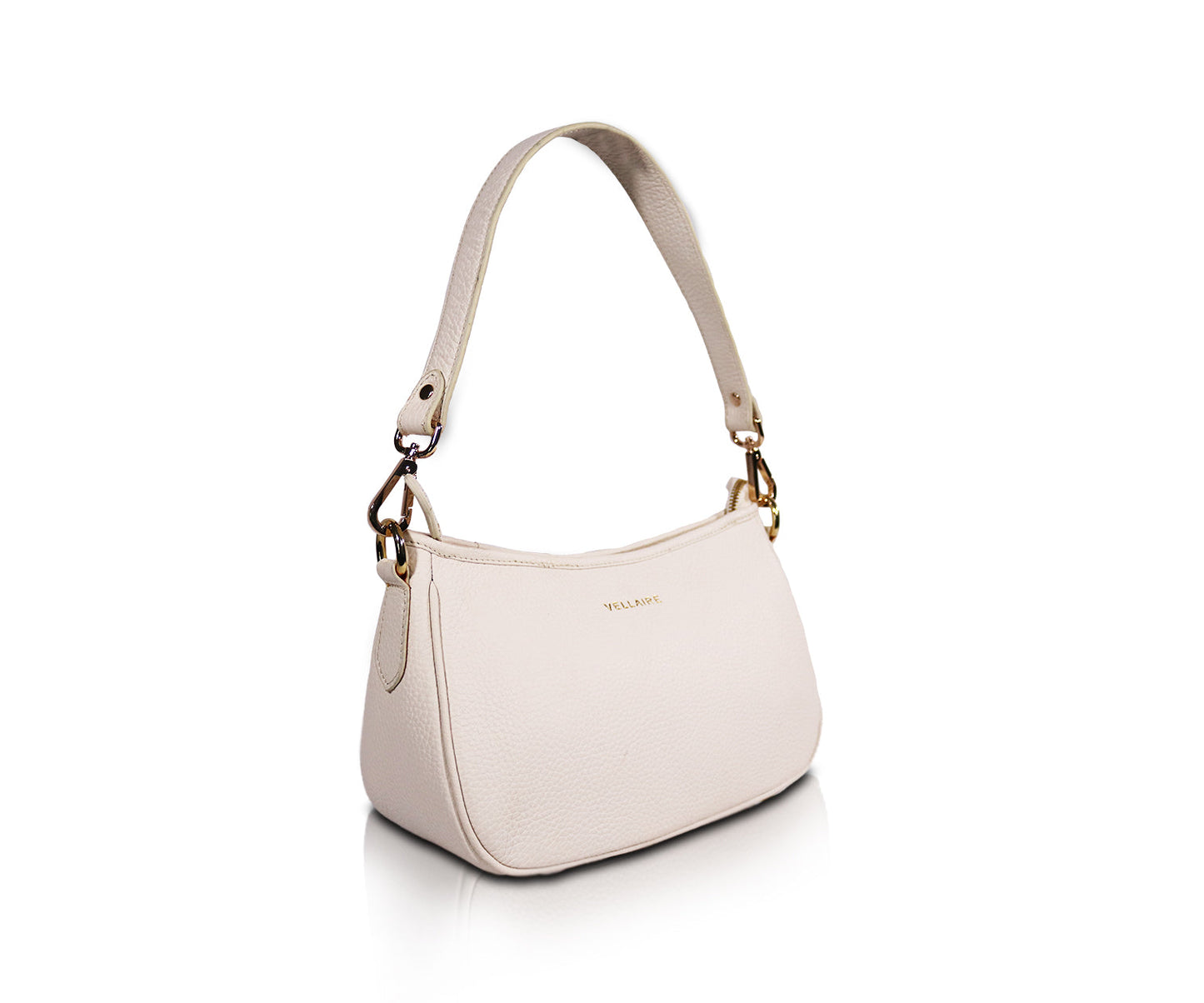 Load image into Gallery viewer, Leather Moon Bag - White
