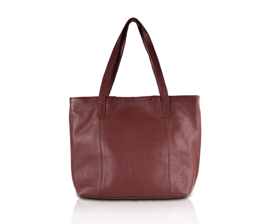 Load image into Gallery viewer, Leather NDM Tote Bags -Beige
