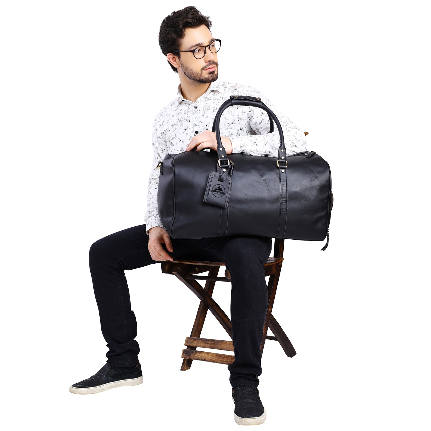 Leather Duffle Bag X-Large | LB