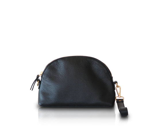 Load image into Gallery viewer, Leather NDM Makeup Bags | Black
