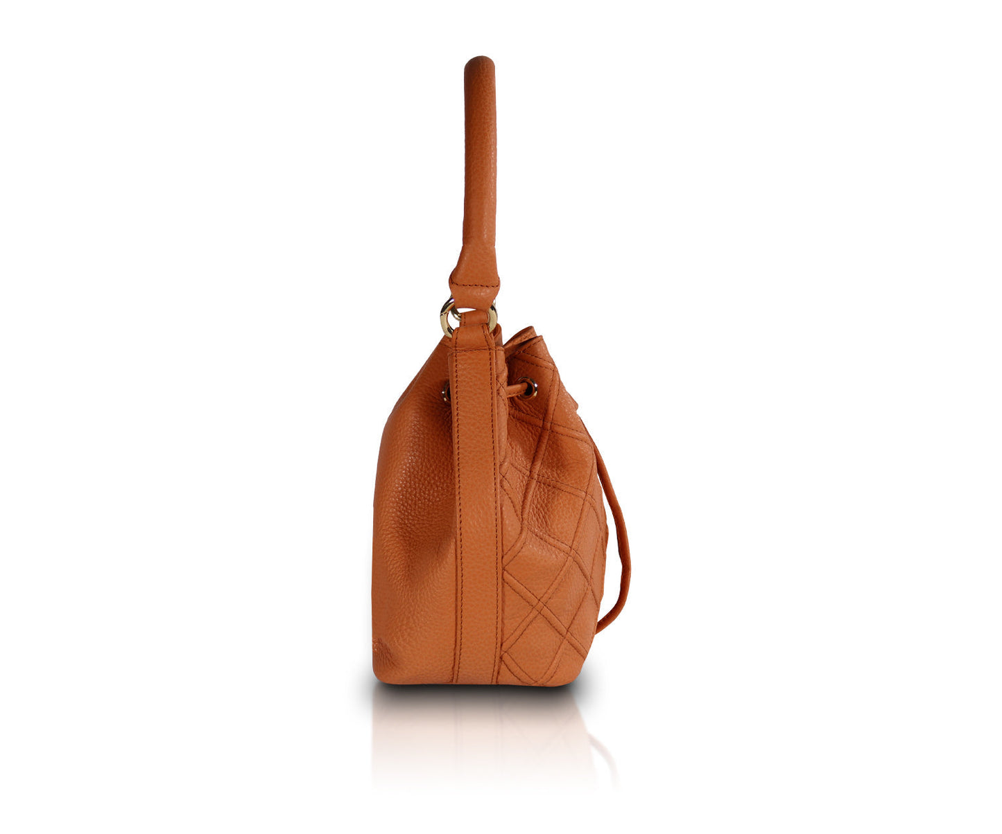 Shoulder Bucket Bag | Orange
