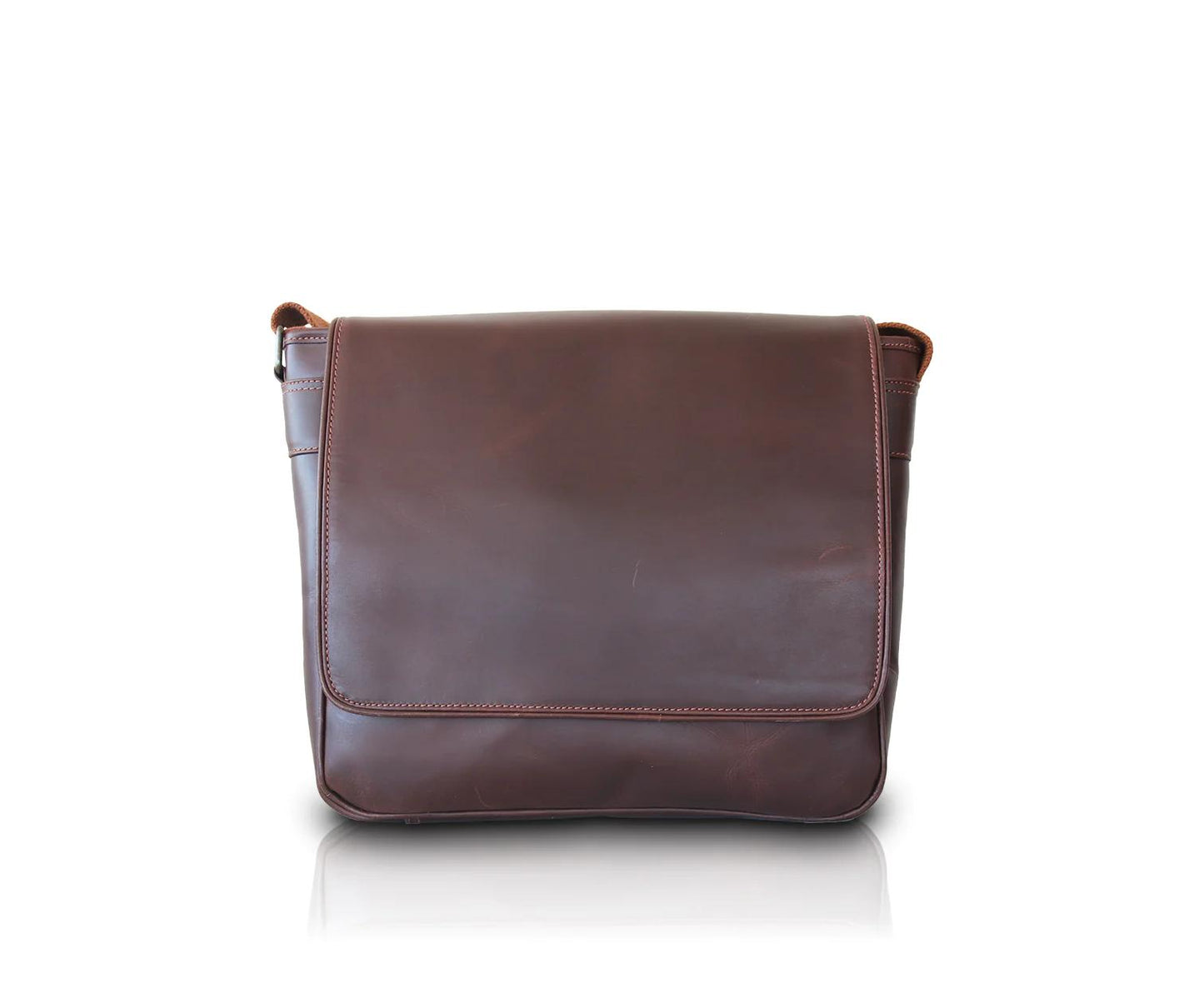 Load image into Gallery viewer, Leather Messenger Bag | Light Brown

