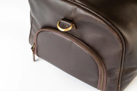 Leather Duffle Bag X-Large | Black