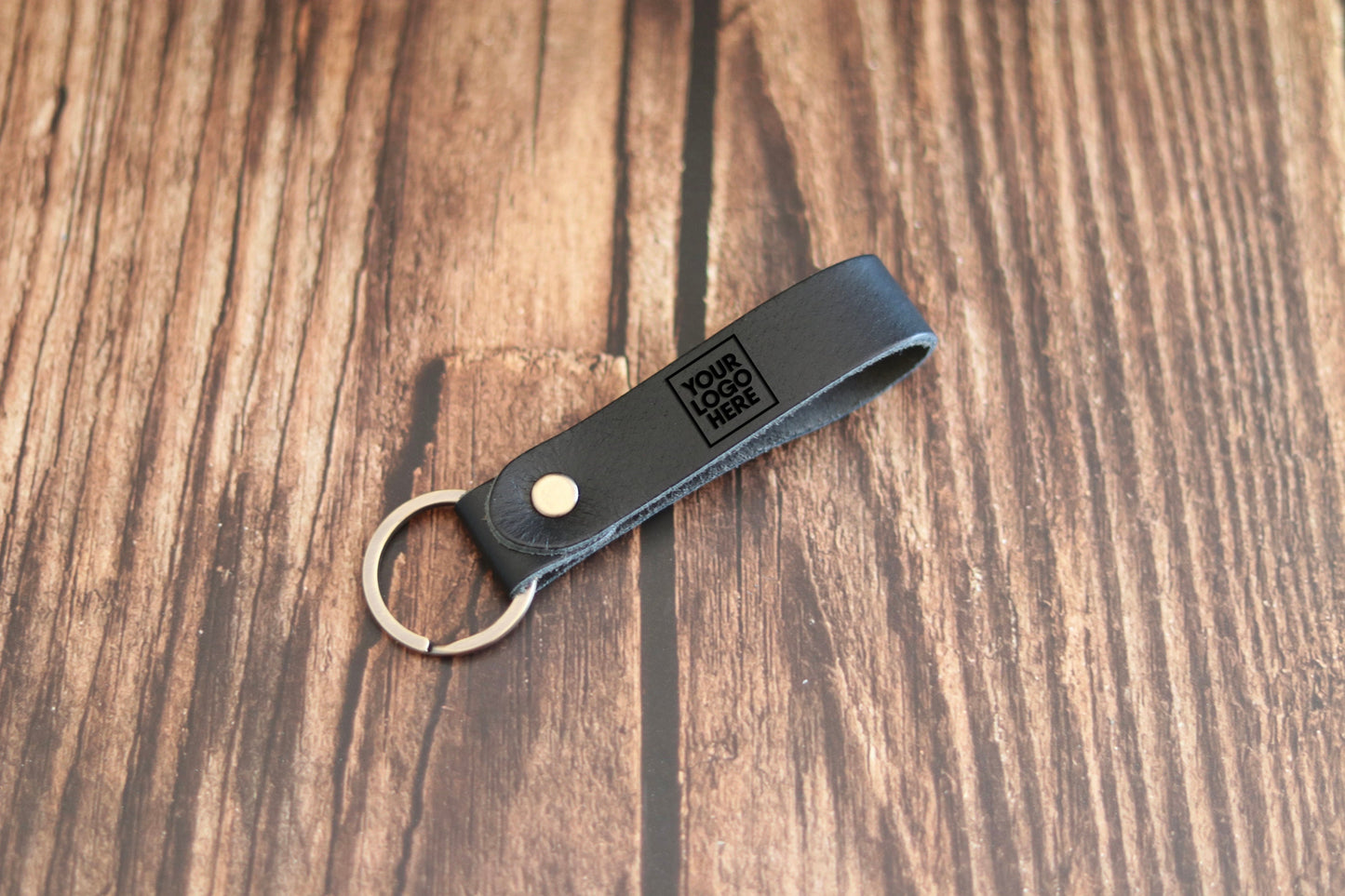 Leather Keychain - B
