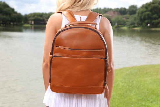 Lenox Vegan Leather Backpack - Eco & Vegan Handbags & Accessories by Canopy  Verde