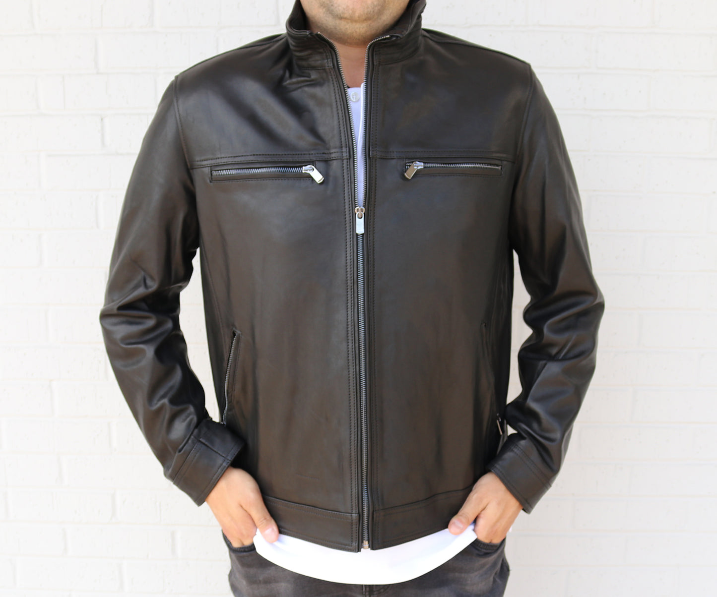 Load image into Gallery viewer, Vibe Leather Jacket
