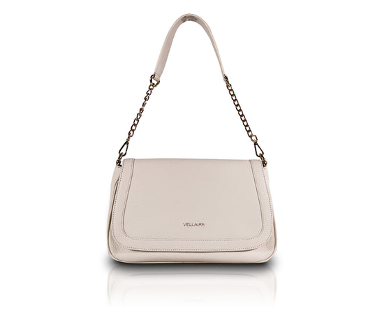 Load image into Gallery viewer, Leather Chic Shoulder Bag | White
