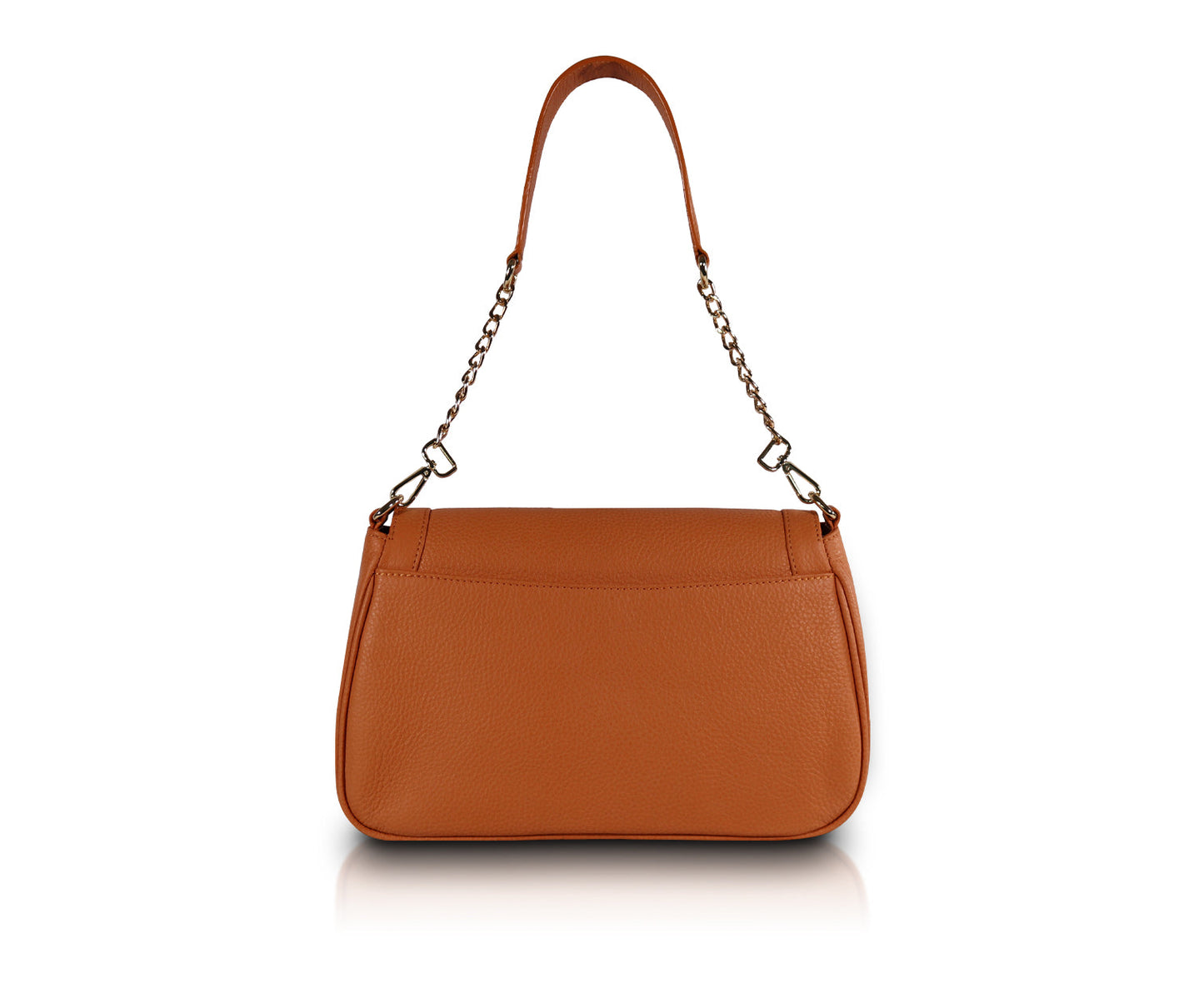 Leather Chic Shoulder Bag | Coffee