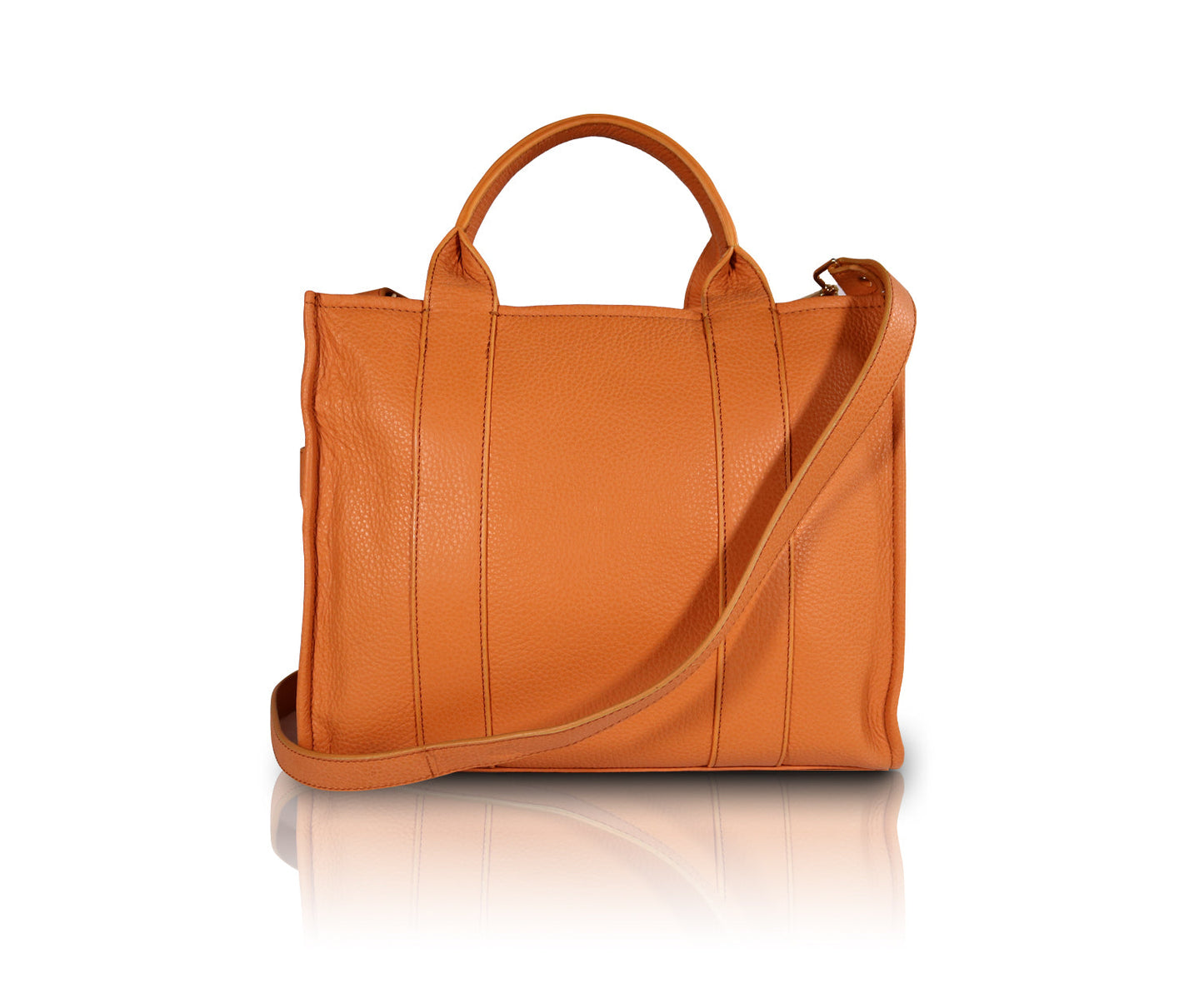 Load image into Gallery viewer, Leather Tote Bag | New Design - Orange
