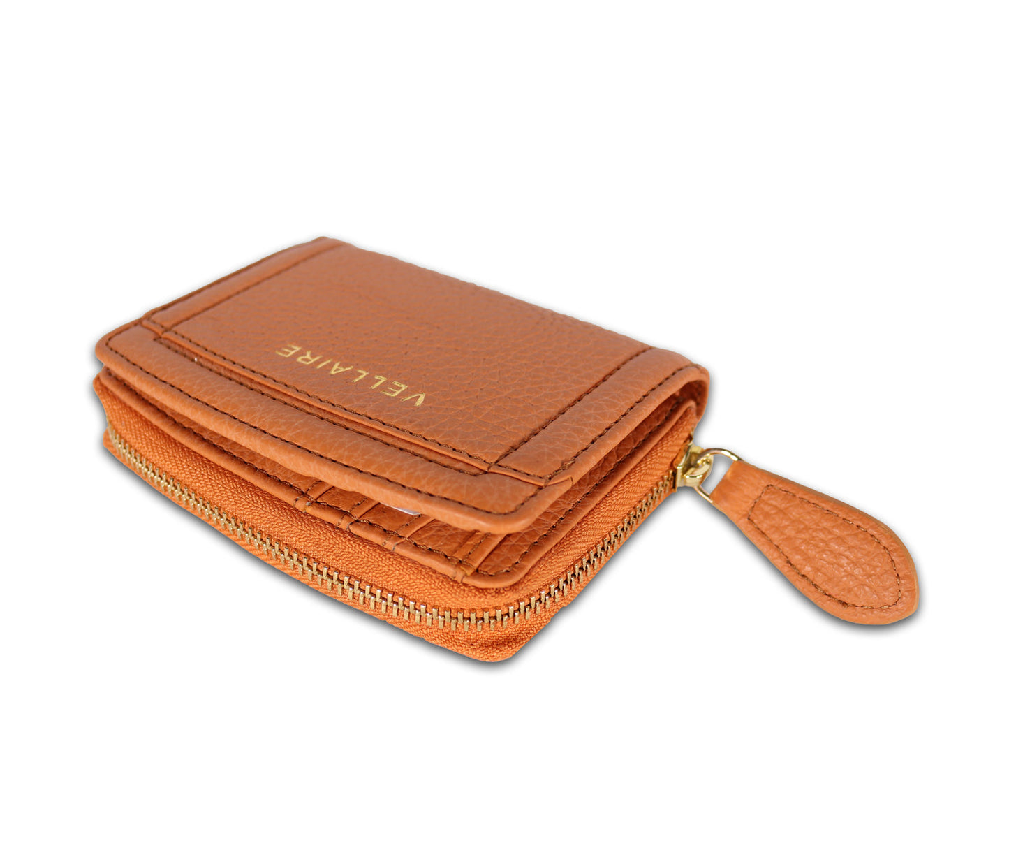 Buckingham Leather Card Holder | Mustard