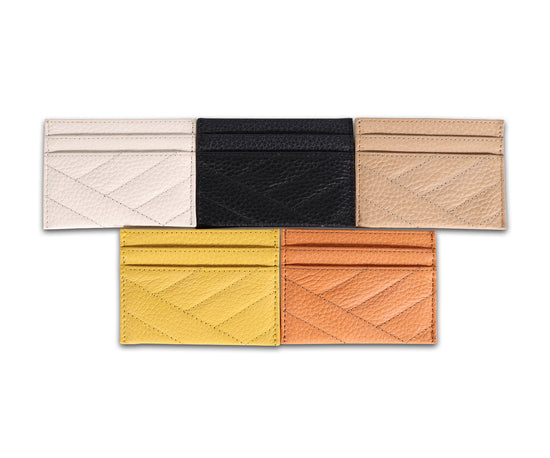 LadyLeather Card Holder | White
