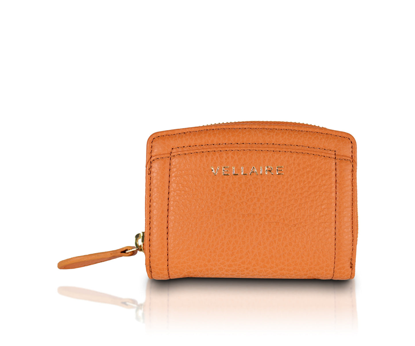 Buckingham Leather Card Holder | Orange