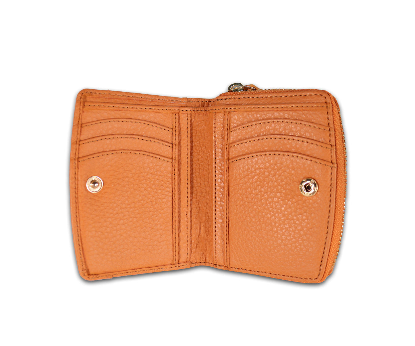 Buckingham Leather Card Holder | Orange