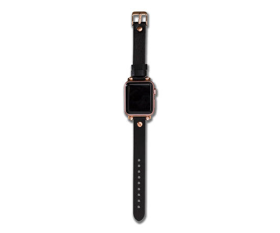 Load image into Gallery viewer, Beaded Leather Apple Watch Band
