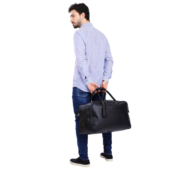 Personalized Leather Travel Bag - XLarge
