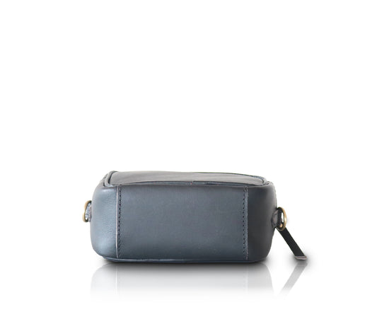 Leather Mini Crossbody Bag | Black