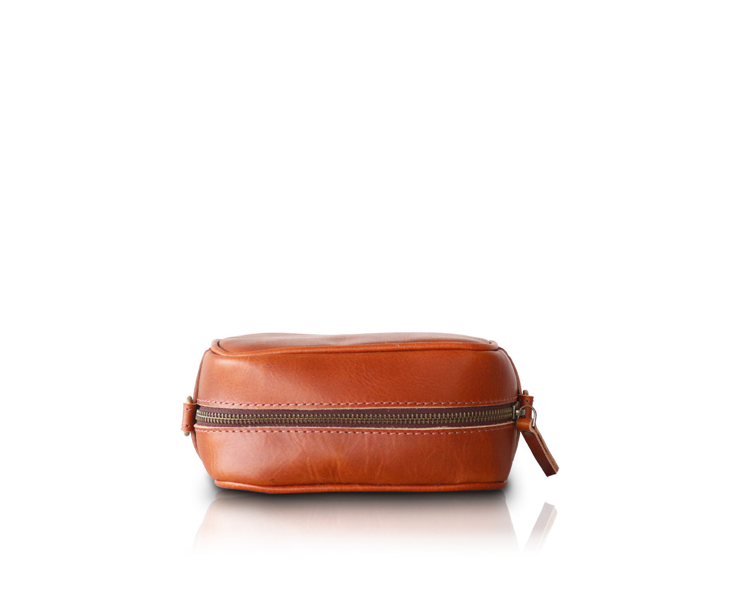Leather Mini Crossbody Bag | Light Brown