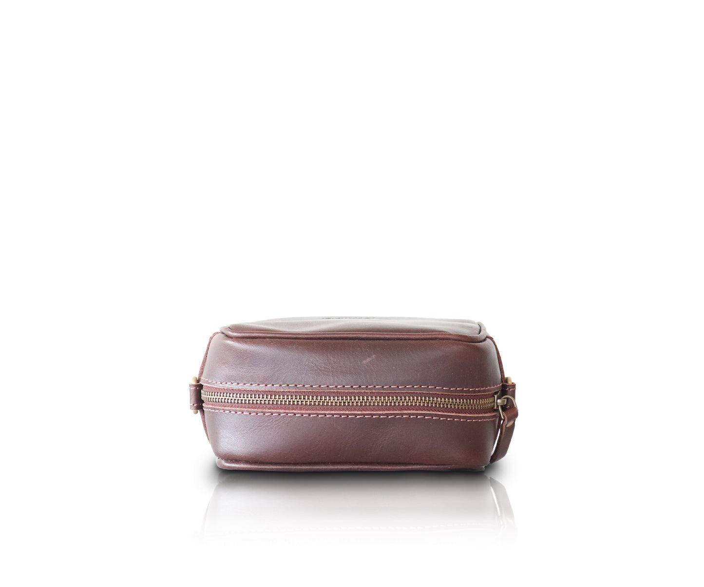 Leather Mini Crossbody Bag | Dark Brown